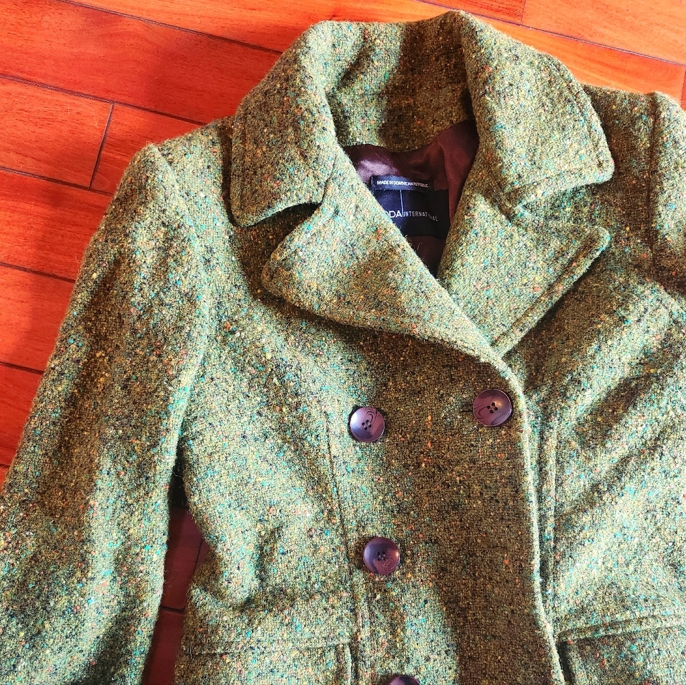 Victoria's Secret Moda International Wool Pea Coat - Picture 3 of 6